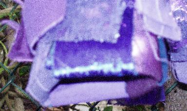 cuff, showing strips folded under